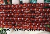 CCN5735 15 inches 8mm faceted round candy jade beads