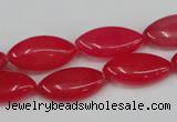 CCN574 15.5 inches 10*20mm marquise candy jade beads wholesale