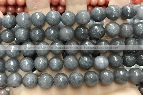 CCN5769 15 inches 10mm faceted round candy jade beads