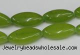 CCN577 15.5 inches 10*20mm marquise candy jade beads wholesale