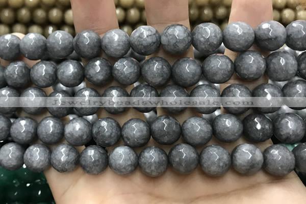 CCN5770 15 inches 10mm faceted round candy jade beads