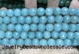 CCN5781 15 inches 10mm faceted round candy jade beads