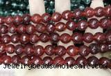 CCN5813 15 inches 10mm faceted round candy jade beads