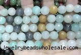 CCN5830 15 inches 10mm faceted round candy jade beads