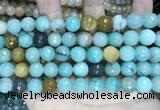 CCN5831 15 inches 10mm faceted round candy jade beads