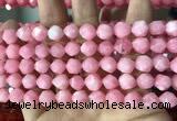 CCN5842 15 inches 8mm faceted nuggets candy jade beads Wholesale