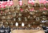 CCN5868 15 inches 15mm flat round candy jade beads Wholesale