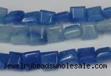 CCN590 15.5 inches 8*8mm square candy jade beads wholesale