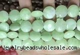 CCN5901 15 inches 15mm flat round candy jade beads Wholesale