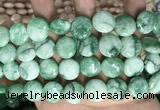 CCN5905 15 inches 15mm flat round candy jade beads Wholesale