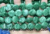 CCN5907 15 inches 15mm flat round candy jade beads Wholesale