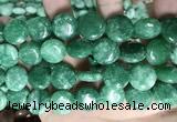 CCN5909 15 inches 15mm flat round candy jade beads Wholesale