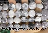 CCN5915 15 inches 15mm flat round candy jade beads Wholesale