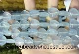 CCN5946 15 inches 14*14mm heart candy jade beads Wholesale