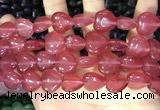 CCN5951 15 inches 14*14mm heart candy jade beads Wholesale