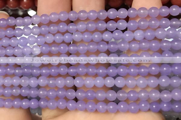 CCN6005 15.5 inches 4mm round candy jade beads Wholesale