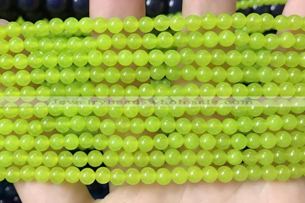 CCN6014 15.5 inches 4mm round candy jade beads Wholesale