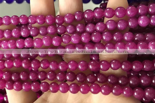 CCN6072 15.5 inches 6mm round candy jade beads Wholesale