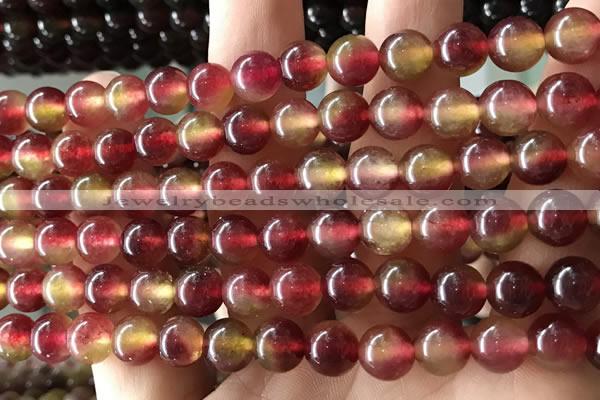 CCN6202 15.5 inches 8mm round candy jade beads Wholesale