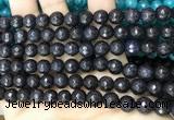 CCN6300 15.5 inches 8mm faceted round candy jade beads Wholesale