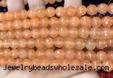 CCN6308 15.5 inches 8mm faceted round candy jade beads Wholesale