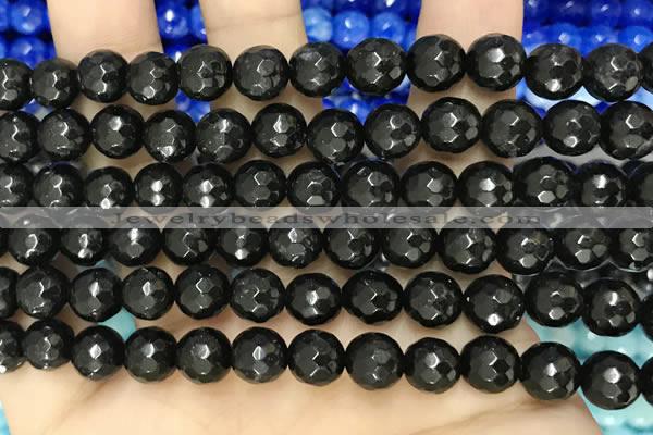 CCN6314 15.5 inches 8mm faceted round candy jade beads Wholesale