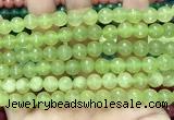 CCN6322 15.5 inches 8mm faceted round candy jade beads Wholesale