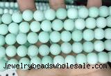 CCN6360 15.5 inches 6mm, 8mm, 10mm & 12mm round matte candy jade beads