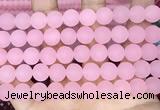 CCN6372 15.5 inches 6mm, 8mm, 10mm & 12mm round matte candy jade beads