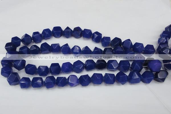 CCN669 15.5 inches 15*15mm faceted nuggets candy jade beads