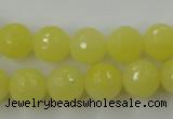 CCN759 15.5 inches 4mm faceted round candy jade beads wholesale