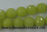 CCN760 15.5 inches 4mm faceted round candy jade beads wholesale