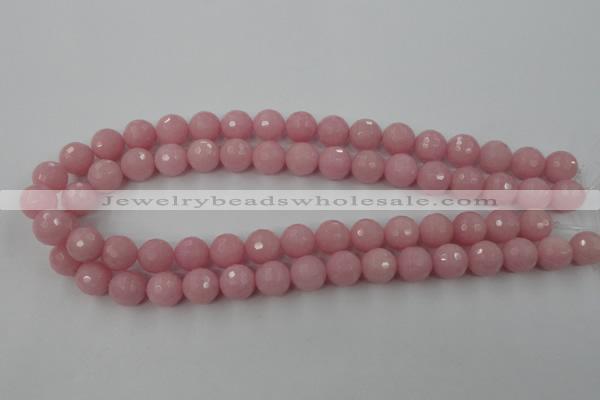 CCN786 15.5 inches 8mm faceted round candy jade beads wholesale