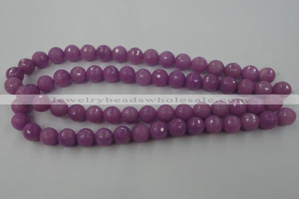 CCN829 15.5 inches 12mm faceted round candy jade beads wholesale