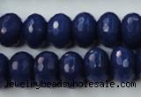 CCN926 15.5 inches 10*14mm faceted rondelle candy jade beads