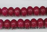 CCN93 15.5 inches 8*12mm rondelle candy jade beads wholesale