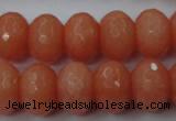 CCN930 15.5 inches 12*16mm faceted rondelle candy jade beads