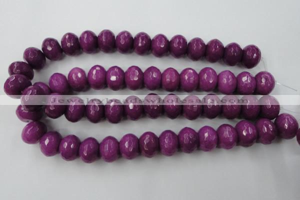 CCN946 15.5 inches 14*18mm faceted rondelle candy jade beads