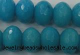 CCN951 15.5 inches 14*18mm faceted rondelle candy jade beads