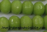 CCN953 15.5 inches 14*18mm faceted rondelle candy jade beads