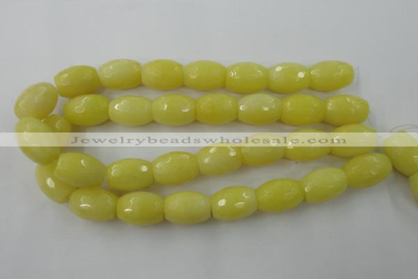 CCN964 15.5 inches 18*25mm faceted drum candy jade beads