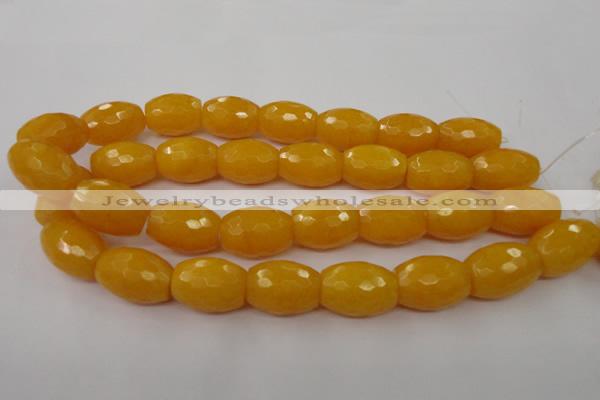 CCN965 15.5 inches 18*25mm faceted drum candy jade beads