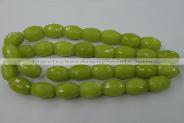 CCN967 15.5 inches 18*25mm faceted drum candy jade beads