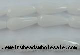 CCN973 15.5 inches 9*22mm faceted teardrop candy jade beads