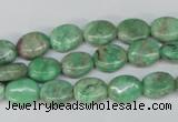 CCO116 15.5 inches 8*10mm oval dyed natural chrysotine beads