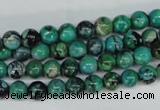 CCO141 15.5 inches 6mm round dyed natural chrysotine beads