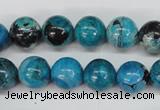 CCO164 15.5 inches 12mm round dyed natural chrysotine beads