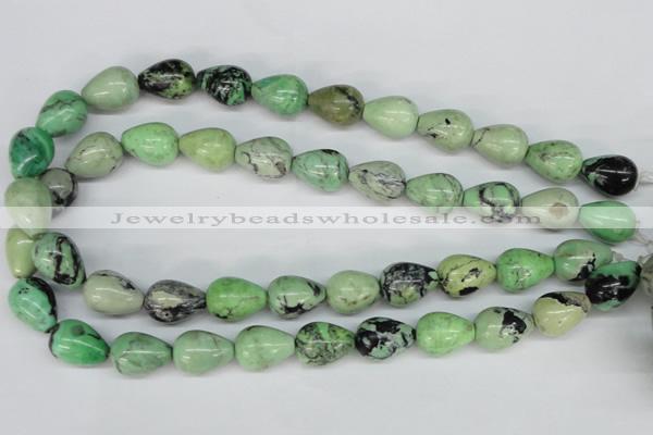 CCO22 15.5 inches 13*18mm teardrop natural chrysotine beads