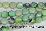 CCO31 15.5 inches 8mm flat round natural chrysotine beads