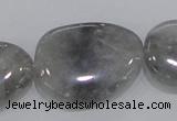 CCQ234 15.5 inches 22*30mm freeform cloudy quartz beads wholesale